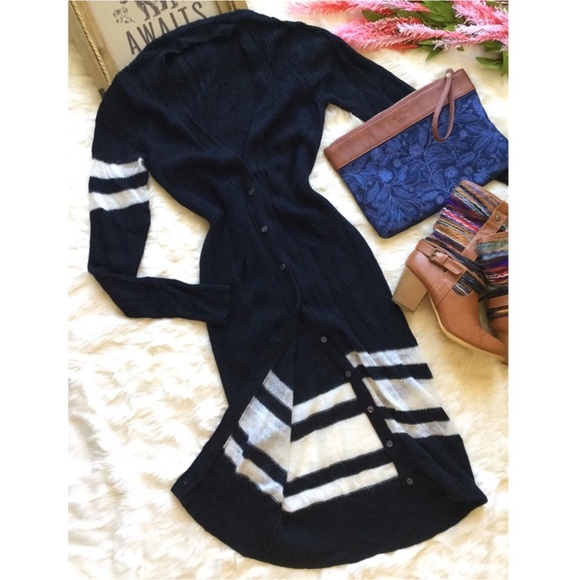 Banana Republic Moon & Ember Cardigan Duster Dress - Picture 2 of 16